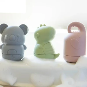 All4Ella Bath Time>Squeezy Silicone Bath Toys - Animal Friends - 6M+
