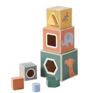 Zookabee Wooden Toys | 1st Birthday>Stacking Cubes - 12M+