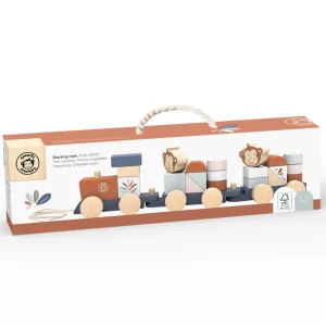 Speedy Monkey Wooden Toys | 1st Birthday>Stacking Train - 12M+