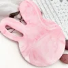 Spotty Dot Easter>Strawberry Swirl Bunny - Silicone Teething Disk