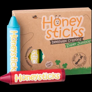 Honeysticks Eco | Art & Craft>Super Jumbo Long Crayons - 12M+