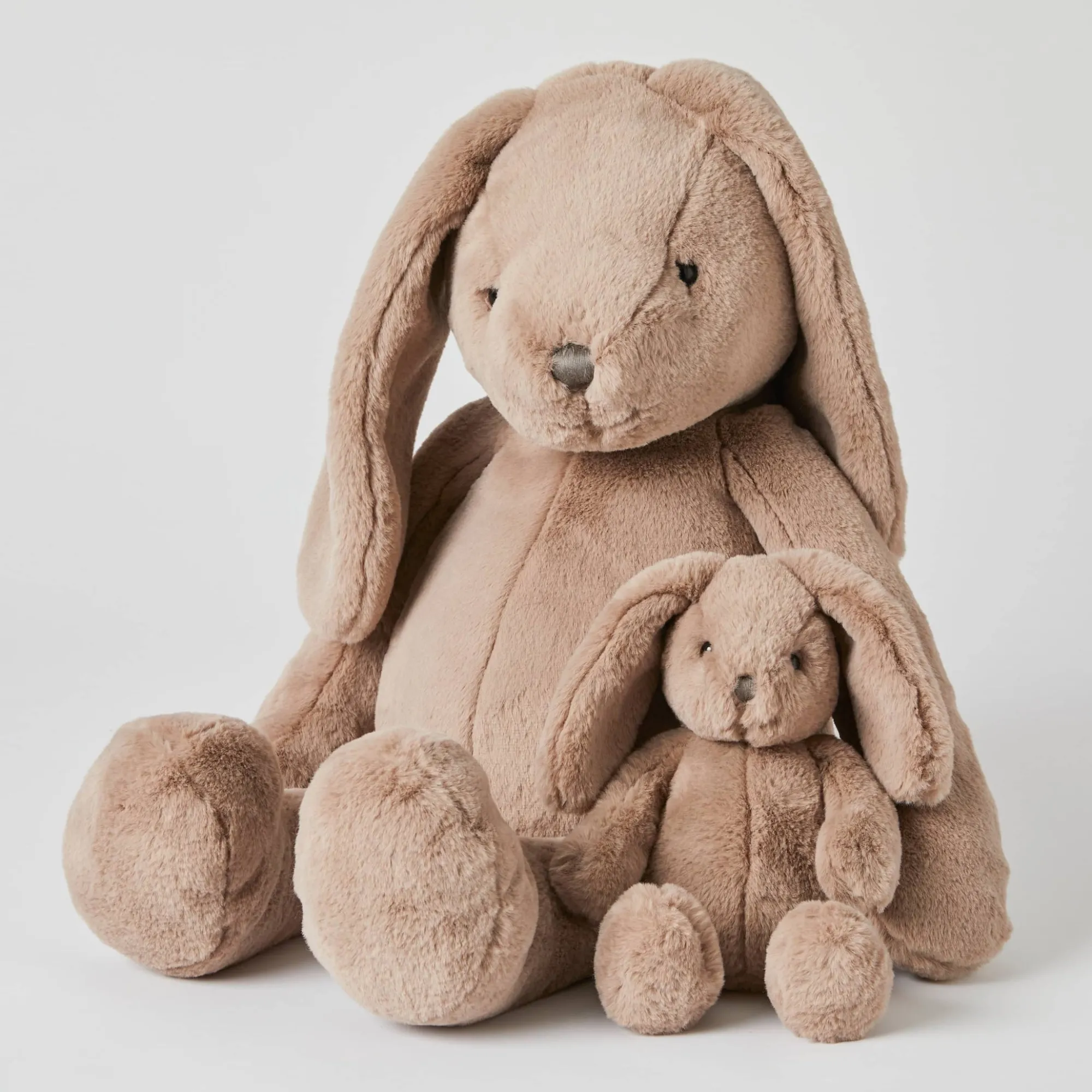 taupe_plush_bunny__small__1.webp Jiggle & Giggle Soft Toys | Baby>Taupe Plush Bunny - Small - 0+