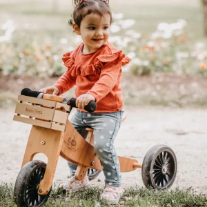 Kinderfeets, Gift Guide Things That Go | Eco>Tiny Tot PLUS - Tricycle & Balance Bike 2-in-1 - BAMBOO - 18M+