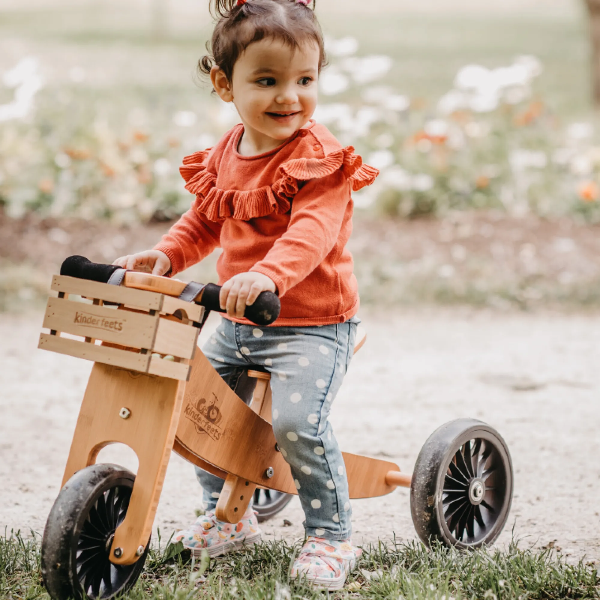 tiny_tot_plus__tricycle___2.webp Kinderfeets, Gift Guide Things That Go | Eco>Tiny Tot PLUS - Tricycle & Balance Bike 2-in-1 - BAMBOO - 18M+