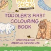 Honeysticks Eco | Books>Toddlers First Colouring Book - Endangered Animals Adventure