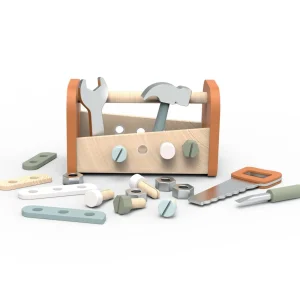 Speedy Monkey Wooden Toys | Pretend Play>Tool Box Workbench - 2 in 1 - ages 3+