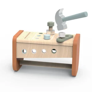 Speedy Monkey Wooden Toys | Pretend Play>Tool Box Workbench - 2 in 1 - ages 3+