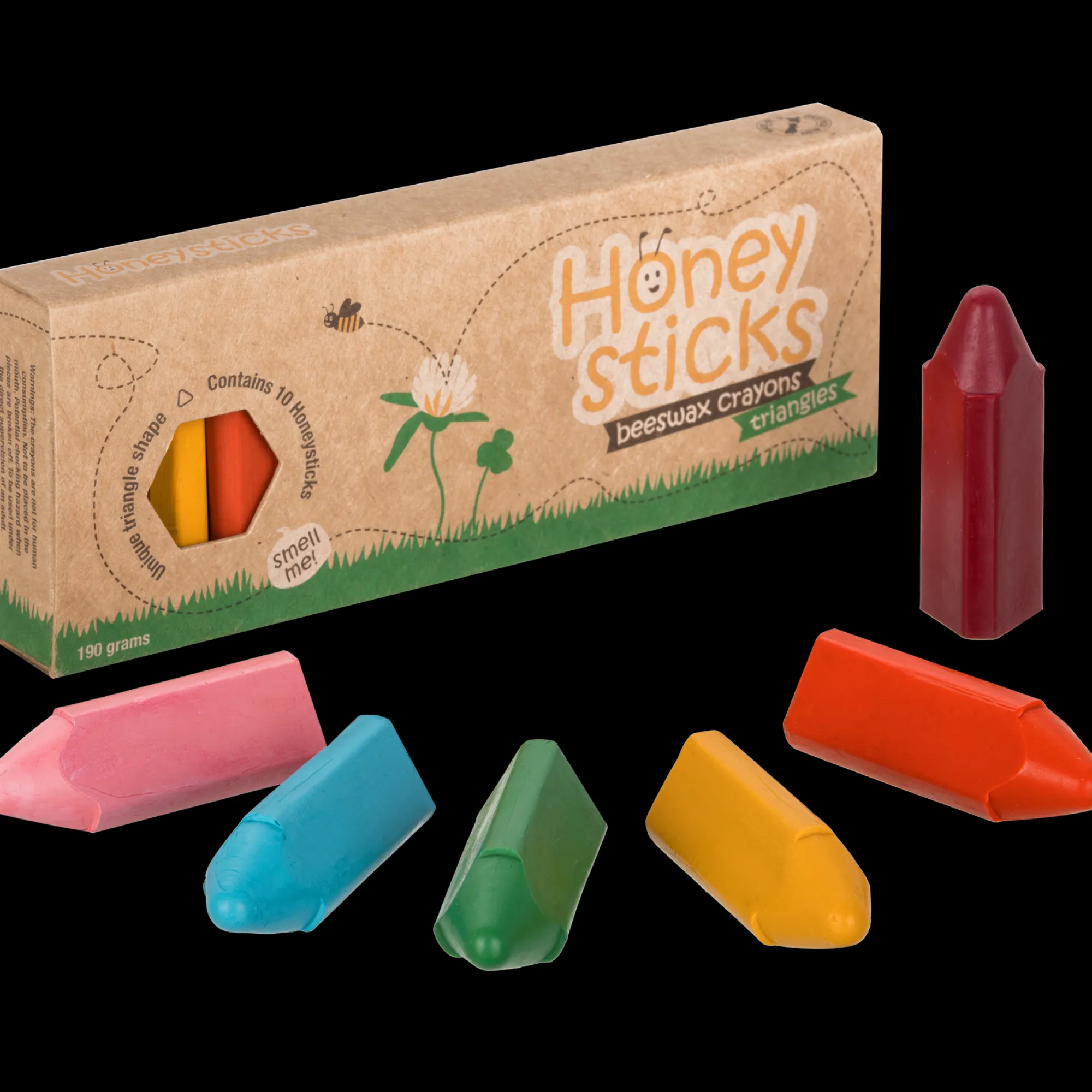 triangle_crayons__m_0.webp Honeysticks Eco | Art & Craft>Triangle Crayons - 12M+