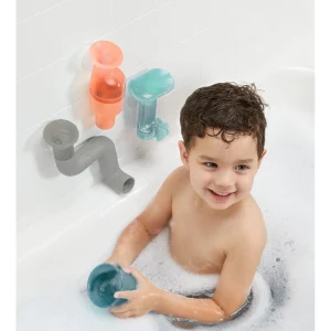 BOON Bath Time | 1st Birthday>TUBES - Aqua / Grey - 12M+
