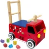 I'm Toy Wooden Toys | Things That Go>Walk and Ride - Fire Truck Sorter - 12M+