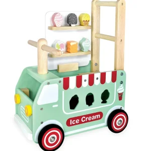 I'm Toy Wooden Toys | Things That Go>Walk and Ride - Ice Cream Truck Sorter - 12M+