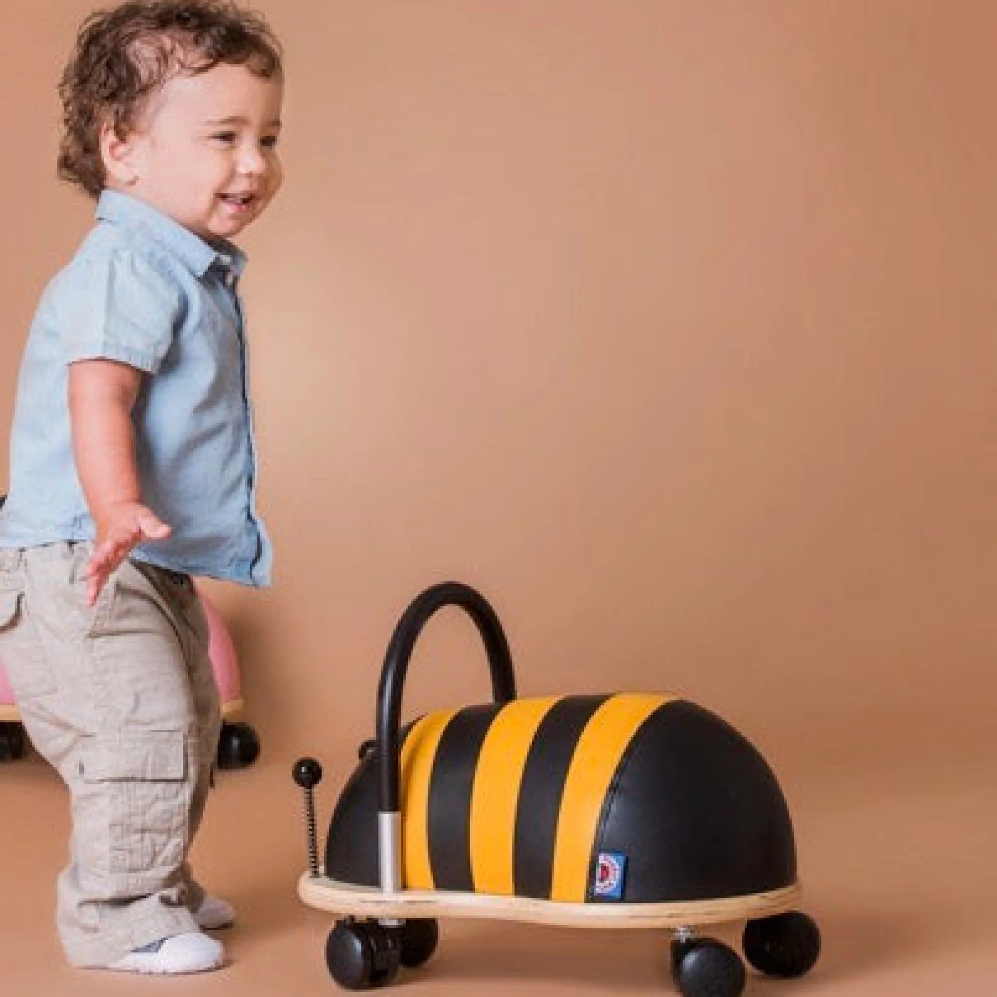 wheely_bug__bee__small__m_1.webp Wheely Bug Things That Go | 1st Birthday>- Bee - Small - 12M+