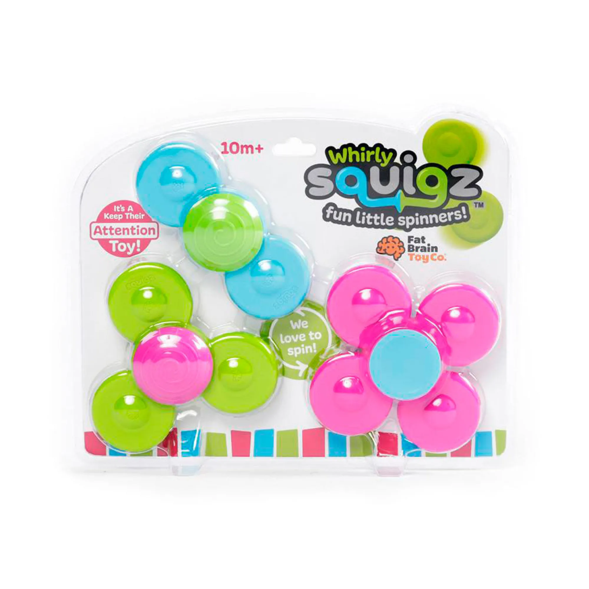 whirly_squigz__m_1.webp Fat Brain Toy Co Travel | Sensory>Whirly Squigz - 10M+