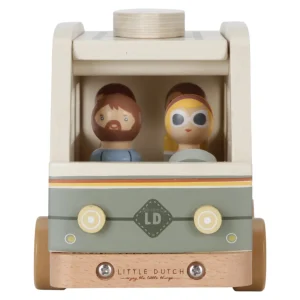 Little Dutch Travel | 1st Birthday>Wooden Vintage Campervan Toy - 18M+ (due Feb)
