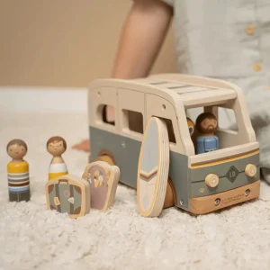 Little Dutch Travel | 1st Birthday>Wooden Vintage Campervan Toy - 18M+ (due Feb)