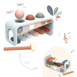 Speedy Monkey Wooden Toys | Music>Xylo Bench - Tap Tap Xylophone - 12M+
