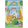 Tiger Tribe Travel | Art & Craft>Zoo Colouring Set - 4+