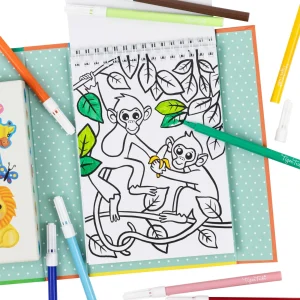 Tiger Tribe Travel | Art & Craft>Zoo Colouring Set - 4+