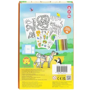Tiger Tribe Travel | Art & Craft>Zoo Colouring Set - 4+